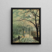 En promenad i månljus på Bonchurch, Isle of Wight - John Atkinson Grimshaw — inramlat konstverk på väggen