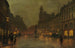 Place Saint-Anne, Manchester - John Atkinson Grimshaw — vy av konstverket