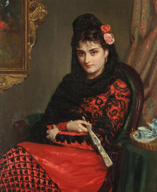 John Bagnold Burgess - A Spanish rose.webp