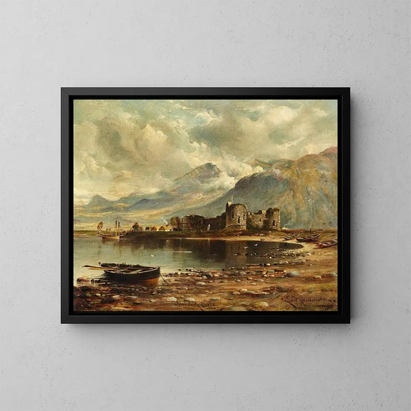 Château d'Inverlochy - John Blake Macdonald — inramlat konstverk på väggen
