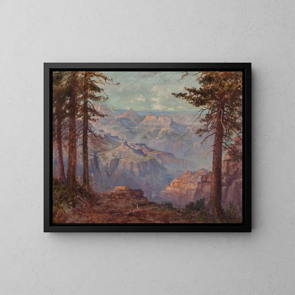 Grand Canyon i Arizona - John Bond Francisco — inramlat konstverk på väggen