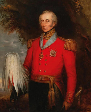 John Bridges - Portrait von LieutnantGeneral Sir David Latimer TinlingWriddington 17571839 mit Kommandeurkreuz und Bruststern des GuelphenOrden.webp