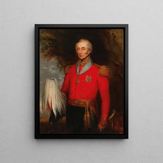John Bridges - Portrait von LieutnantGeneral Sir David Latimer TinlingWriddington 17571839 mit Kommandeurkreuz und Bruststern des GuelphenOrden.webp