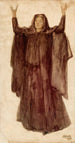 Maude Gonne McBride 1866-1953 Skådespelerska och revolutionär - John Butler Yeats — vy av konstverket