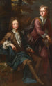 porträtt av Thomas och George Dashwood - John Closterman — vy av konstverket