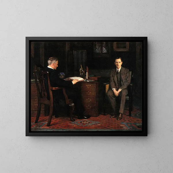 Dödsdomen - John Collier — inramlat konstverk på väggen