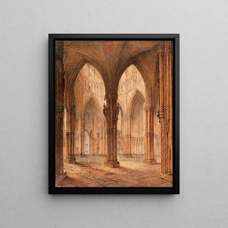 John Coney - The Interior of the Temple Church London.webp