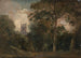 en kyrka i träden - John Constable — vy av konstverket