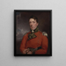 Capitaine Richard Gubbins - John Constable — inramlat konstverk på väggen