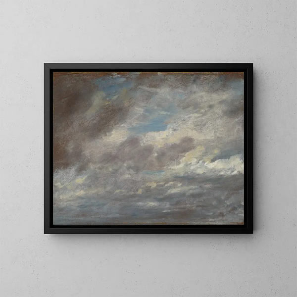 Studie av molnen - John Constable — inramlat konstverk på väggen