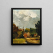 East Bergholt kyrka - John Constable — inramlat konstverk på väggen