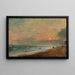 Plage de Hove - John Constable — inramlat konstverk på väggen