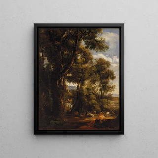 John Constable - Landscape with goatherd and goats.webp