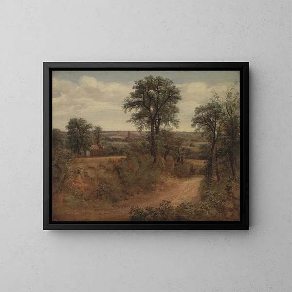 Allée nära Dedham - John Constable — inramlat konstverk på väggen