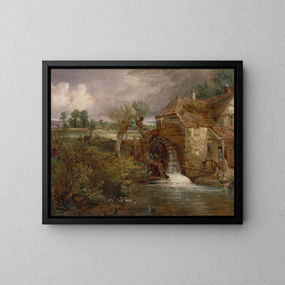 Moulin de Parham à Gillingham - John Constable — inramlat konstverk på väggen