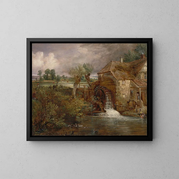 Moulin de Parham à Gillingham - John Constable — inramlat konstverk på väggen