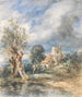 Stoke Poges kyrka - John Constable — vy av konstverket