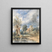 Stoke Poges kyrka - John Constable — inramlat konstverk på väggen