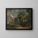 Stoke-by-Nayland - John Constable — inramlat konstverk på väggen