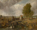 Studie av en båt som passerar en sluss - John Constable — vy av konstverket