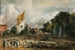 La célébration à East Bergholt de la paix de 1814 conclue à Paris entre la France et les puissances alliées - John Constable — vy av konstverket