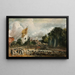 La célébration à East Bergholt de la paix de 1814 conclue à Paris entre la France et les puissances alliées - John Constable — inramlat konstverk på väggen