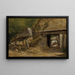 Le Vieux hangar à moulin Dedham - John Constable — inramlat konstverk på väggen