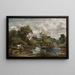 Le Cheval blanc - John Constable — inramlat konstverk på väggen