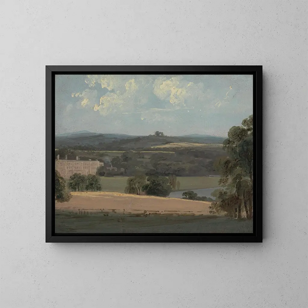 Parc de Trentham - John Constable — inramlat konstverk på väggen