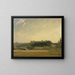 Vy mot prästgården i East Bergholt - John Constable — inramlat konstverk på väggen