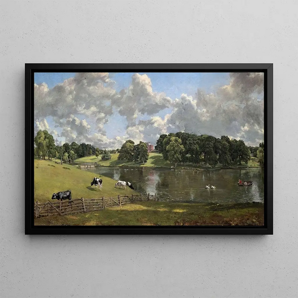 Wivenhoe Park, Essex - John Constable — inramlat konstverk på väggen