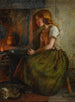 Pensées au coin du feu - John Dawson Watson — vy av konstverket