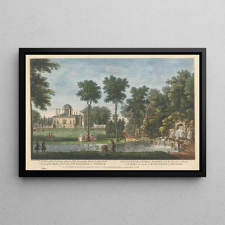 John Donowell - A View of the Cascade of part of the Serpentine River of the West Front of the House of the Earl of Burlington at Chiswick.webp