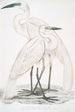 den vita hägern Héron blanc pur Ardea modesta 2 Héron à bec noir Ardea nigrirostris - John Edward Gray — vy av konstverket