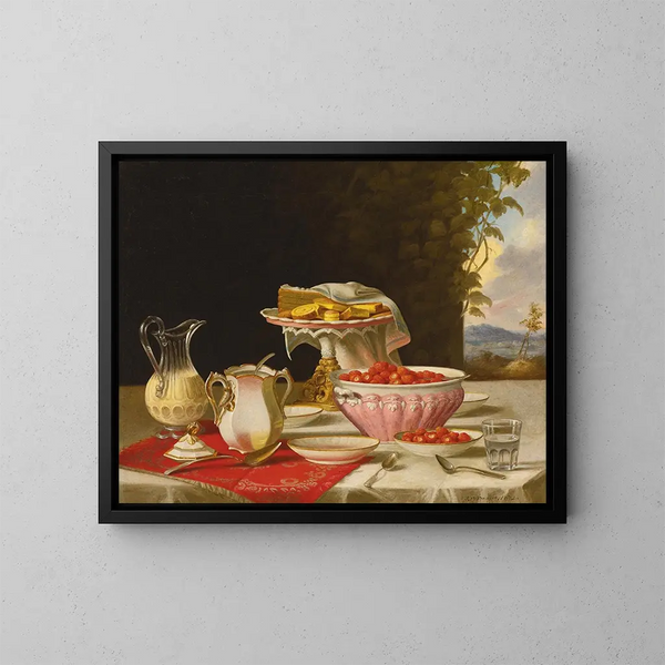Le Dessert - John F. Francis — inramlat konstverk på väggen
