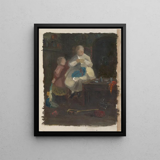 John Ferguson Weir - Woman and Child.webp