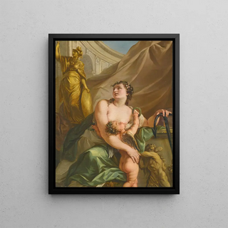 John Francis Rigaud - Hope Nursing The Love Of Glory.webp