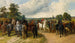En hästmarknad på Southborough Common - John Frederick Herring den äldre — vy av konstverket