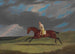 Corduroy en travhäst fux med en jockey som galopperar på en galoppbana - John Frederick Herring den äldre — vy av konstverket