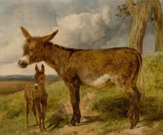 åsnor - John Frederick Herring l'Ancien — vy av konstverket