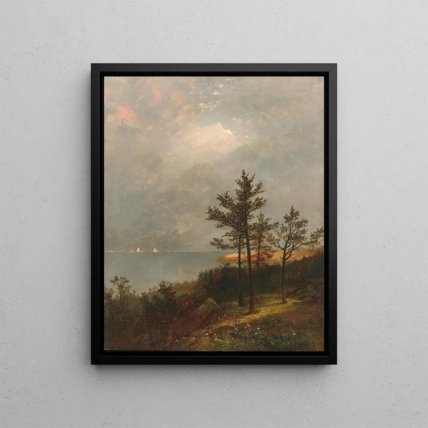 John Frederick Kensett - Gathering Storm on Long Island Sound.webp