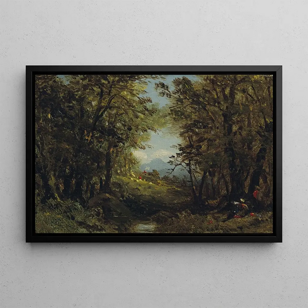 John Frederick Kensett - Landscape with Figures.webp