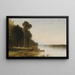sommar dag vid Conesus-sjön - John Frederick Kensett — inramlat konstverk på väggen