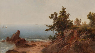 John Frederick Kensett - View from the Cliff Noon on the Seashore.webp