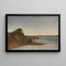 Vue près de Newport - John Frederick Kensett — inramlat konstverk på väggen