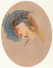 Tête de jeune femme - John Frederick Lewis — vy av konstverket