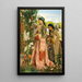 Lilium auratum - John Frederick Lewis — inramlat konstverk på väggen