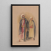 Cheikh Hussein de Gebel Tor och hans son - John Frederick Lewis — inramlat konstverk på väggen