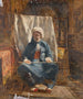 Skiss för I Kairo, Bezestein El Khan Khalil - John Frederick Lewis — vy av konstverket