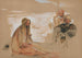 Studie av tre araber - John Frederick Lewis — vy av konstverket